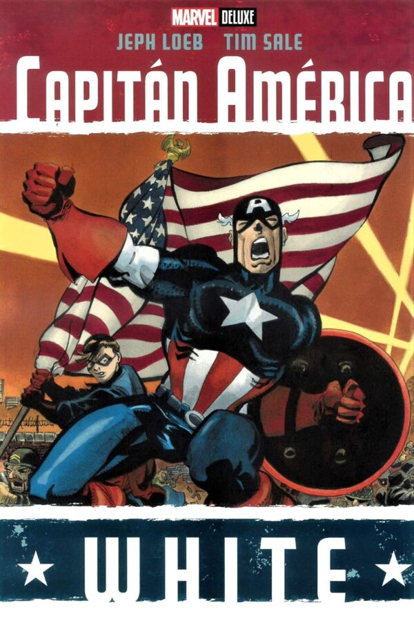 CAPITAN AMERICA WHITE Comic de pasta dura